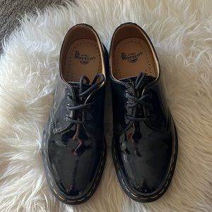 Pantent leather Dr Martens shoes